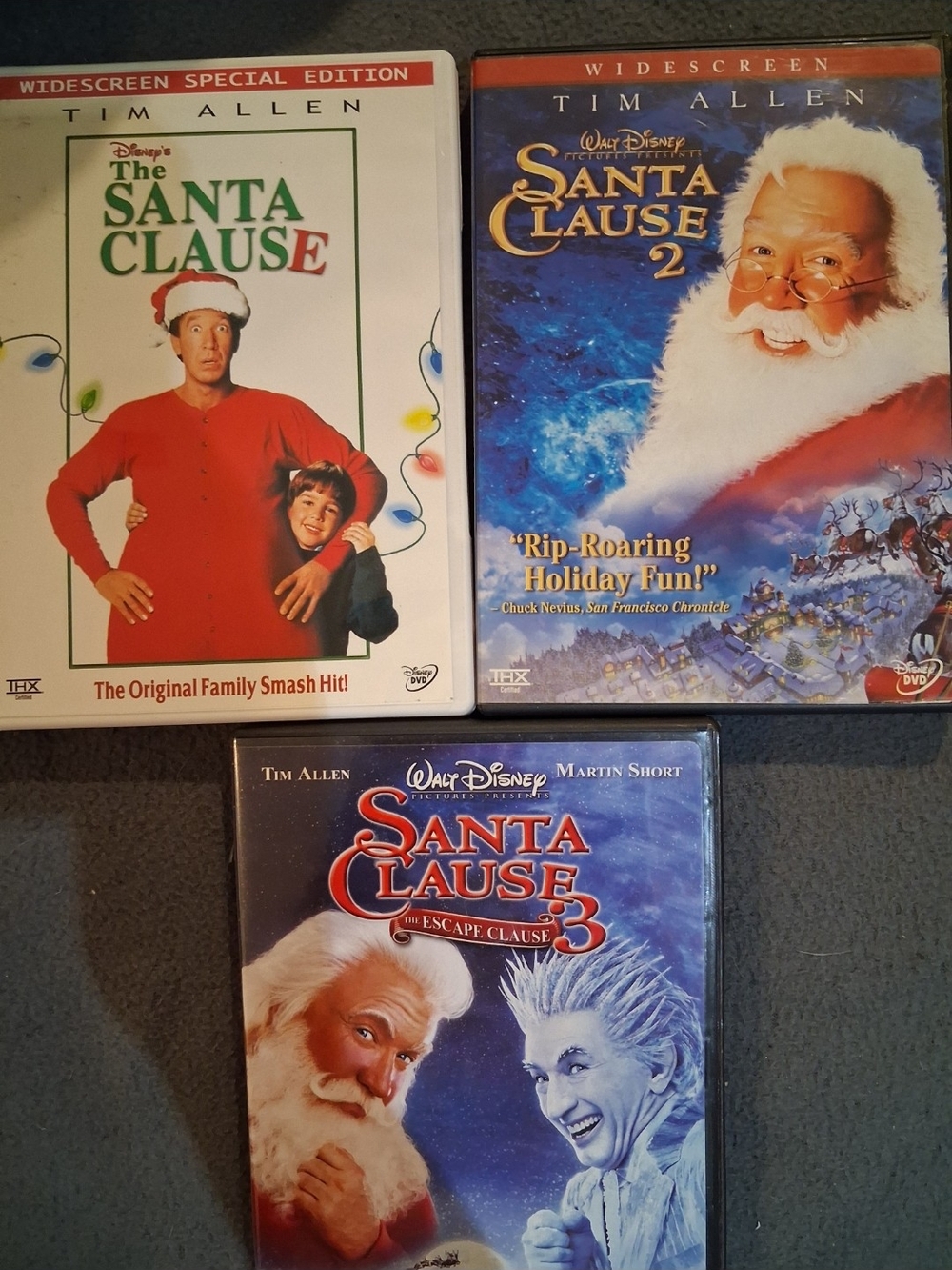 The Santa Clause Triology Dvd
